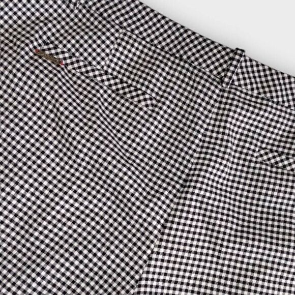 Tommy Hilfiger Womens Pants Sz‎ 10 Black White Checked Straight Stretch Classic - Picture 5 of 12